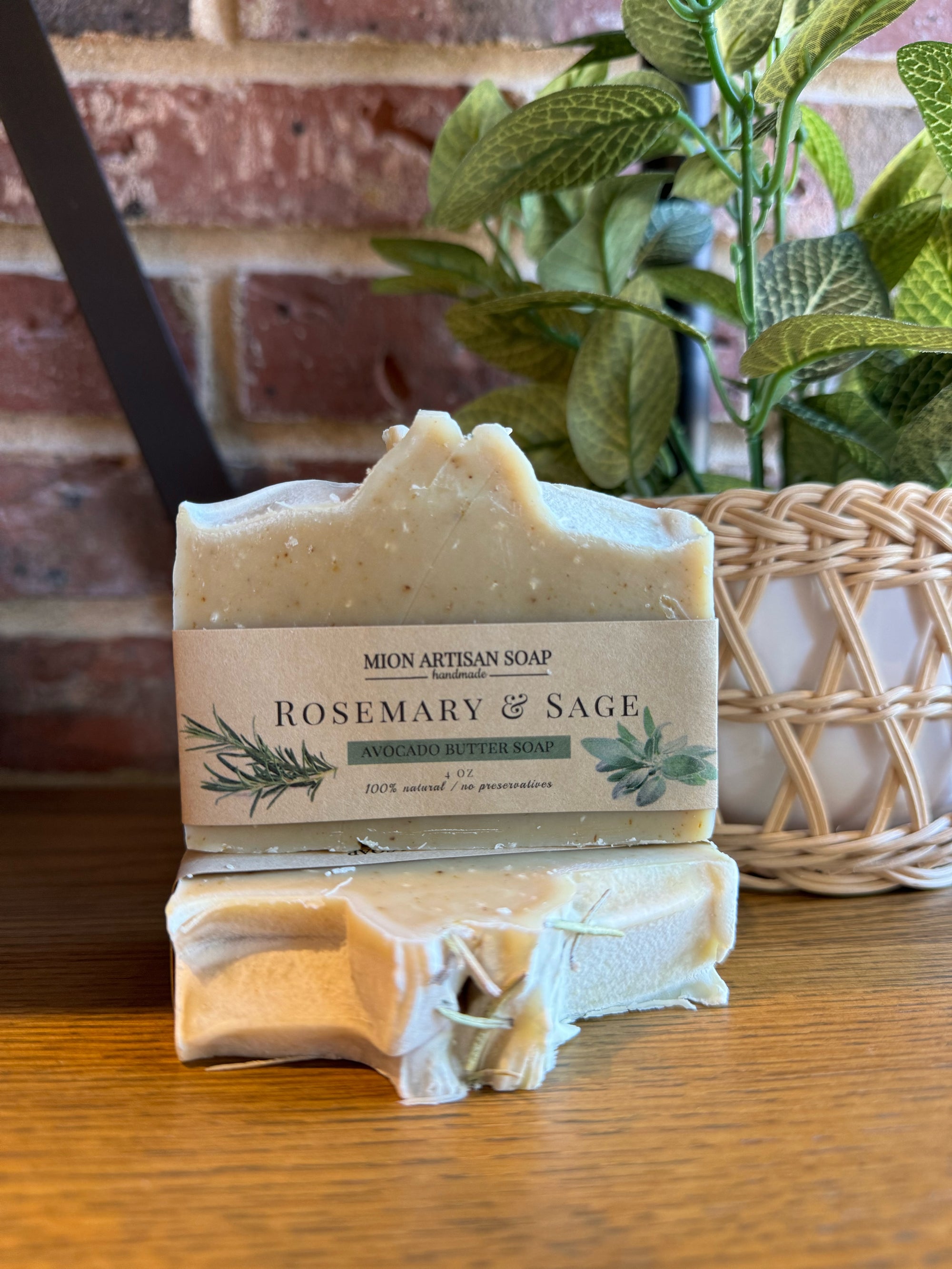 Rosemary & Sage | Avocado Butter Soap