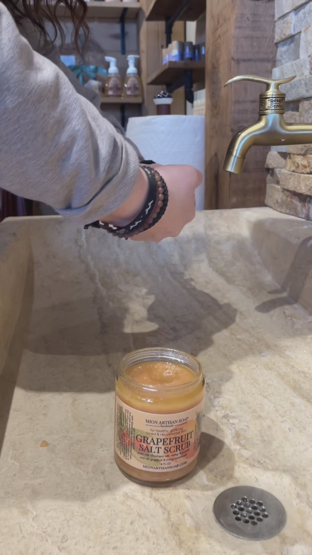 Himalayan Salt Grapefruit Scrub | Coarse