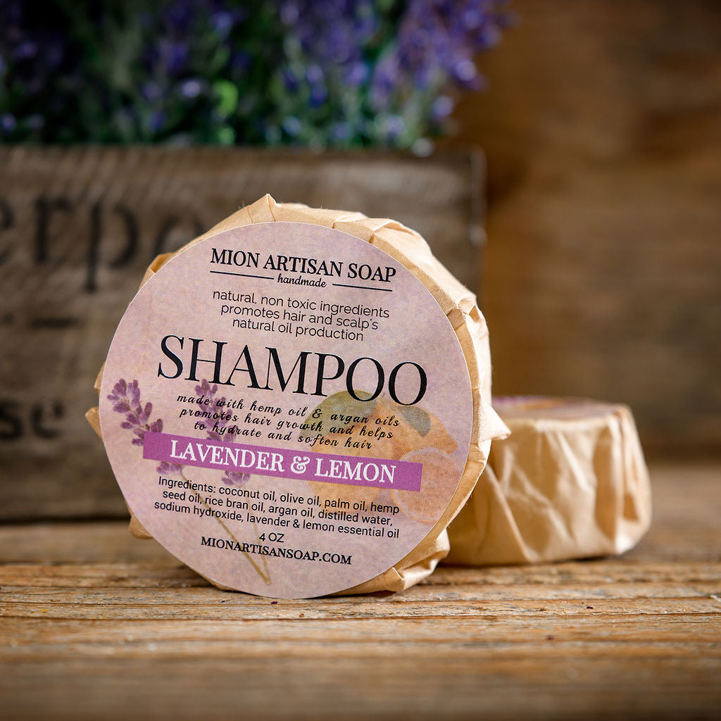 Shampoo Bar | Lavender & Lemon | best for dry and damaged hair