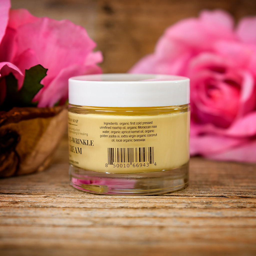 Rosehip Anti-Wrinkle Face Cream | Light Texture | Rich in Vitamins A & C