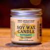 Peppermint Soy Wax Candle | Long Lasting | 100% Natural