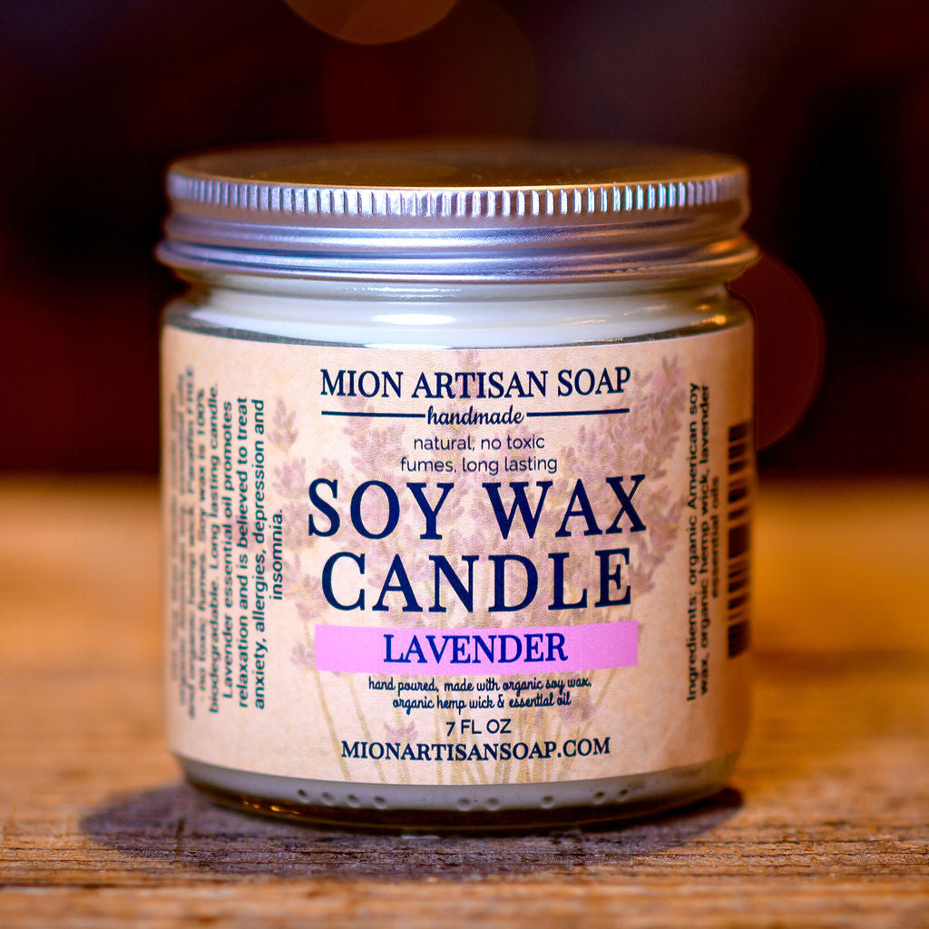 Lavender Soy Wax Candle | Long Lasting | 100% Natural