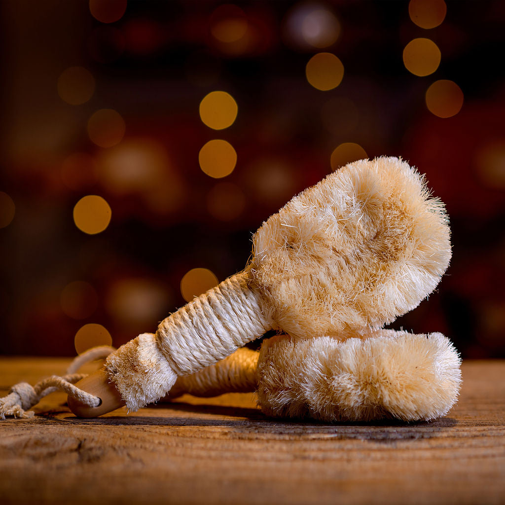 Natural Body Sisal Brush for Dry Brushing | Medium to Firm