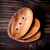 Olive Wood Soap Dish