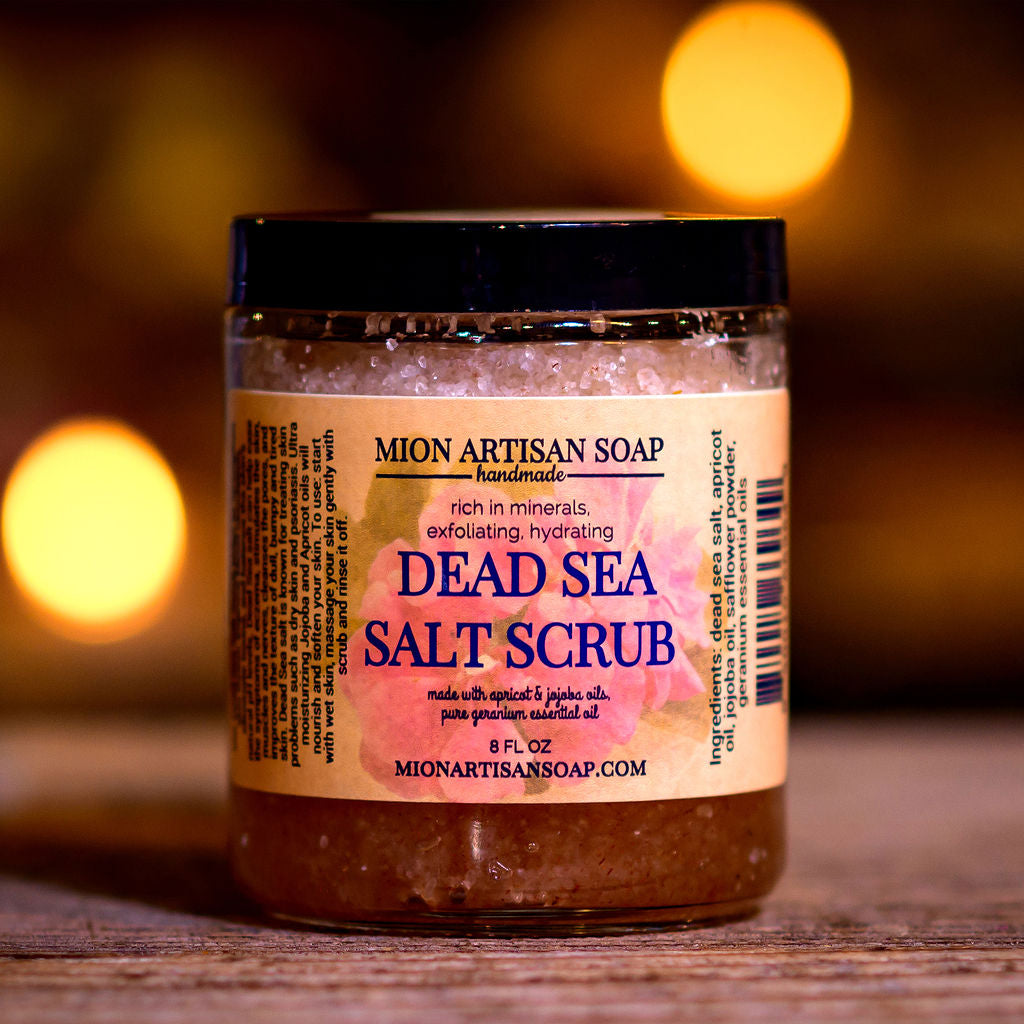 Dead Sea Salt Scrub - MION Artisan Soap Co.