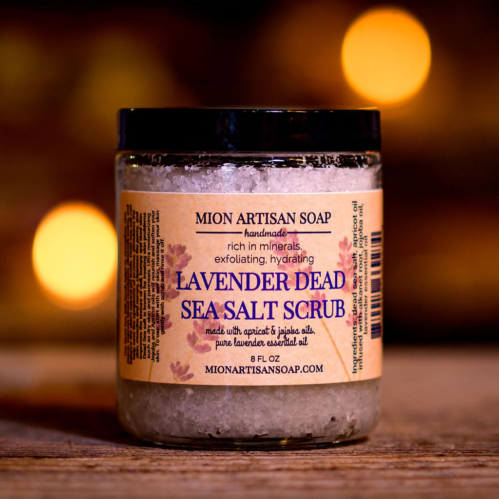 Lavender Dead Sea Salt Scrub | Medium