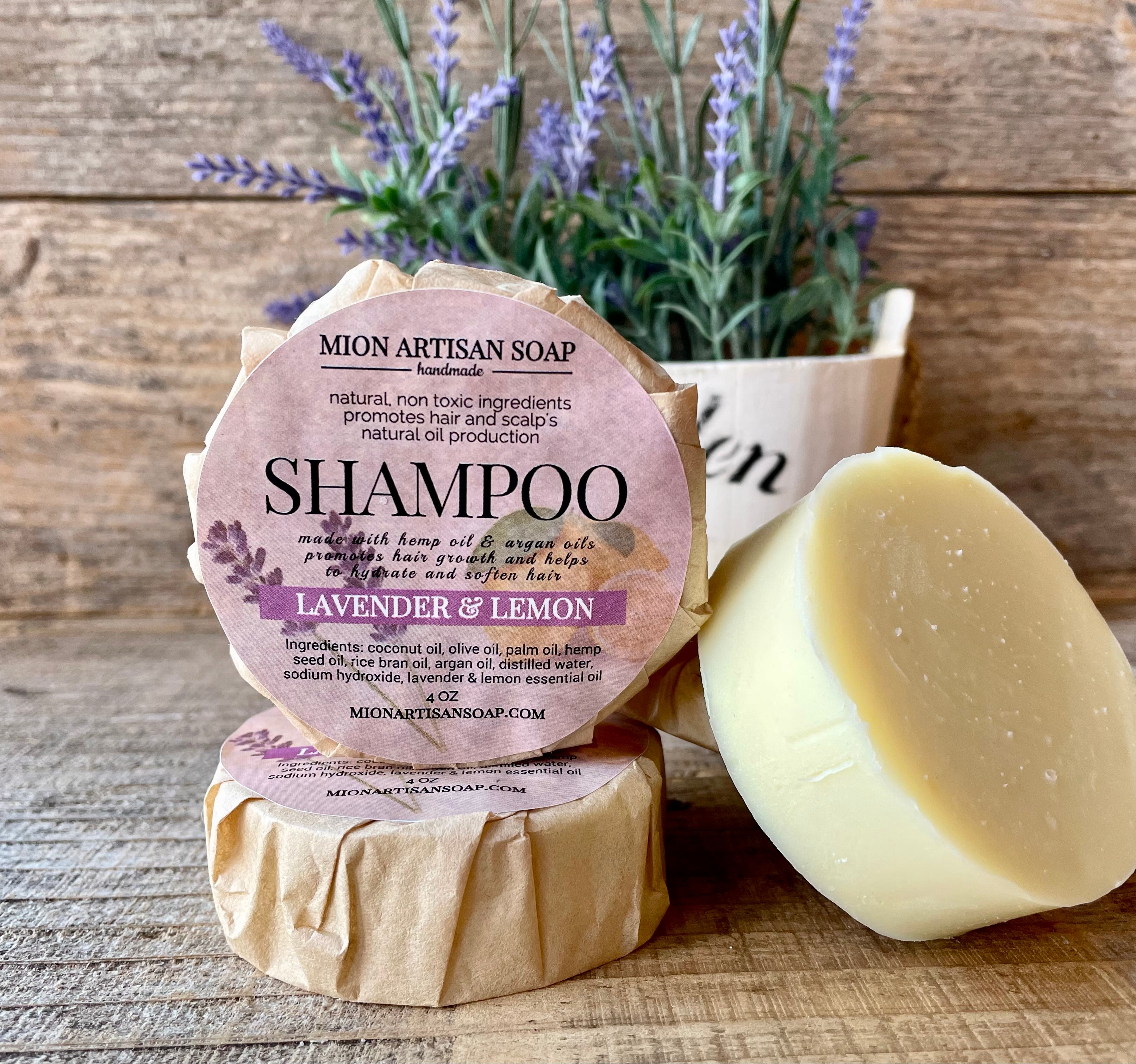 Shampoo Bar | Lavender & Lemon | best for dry and damaged hair